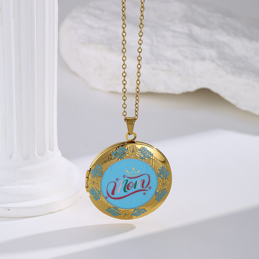 Stainless Steel Heart Flower Jewelry Pendant Wholesale product image