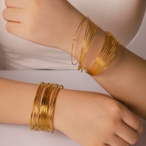 Stainless Steel Minimalist Bangle Style DM5030174 Wholesale product image