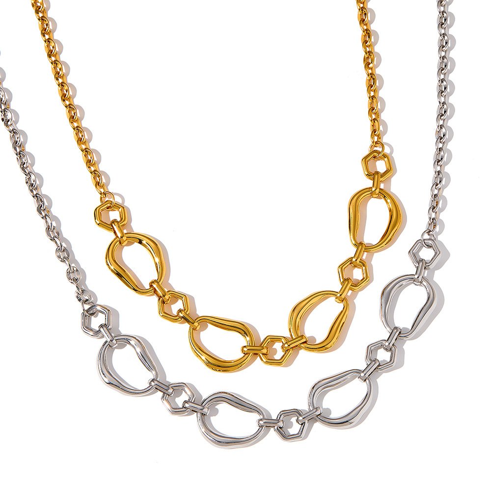 Stainless Steel Geometric Minimalist Necklace Style DM5030062 Wholesale product image