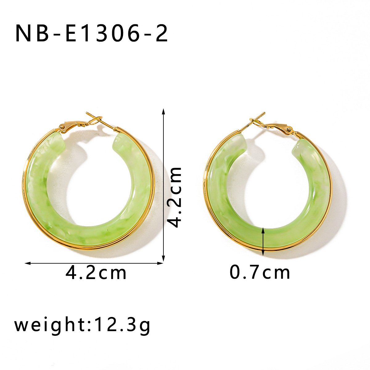 Stainless Steel Hollow Earrings Style DM5030039 Wholesale product image