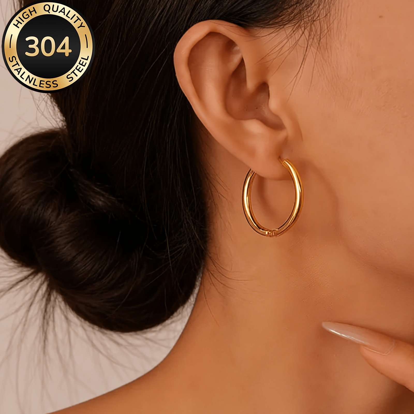 Stainless Steel Earrings Style DMEH0021 Wholesale product image