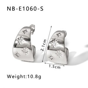 CZ Vintage Minimalist Earrings Wholesale product image