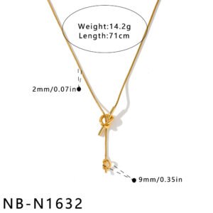 Stainless Steel Geometric Irregular Necklace Wholesale product image