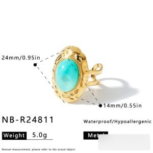 Stainless Steel Vintage Minimalist Ring Wholesale product image