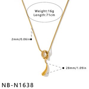 Stainless Steel CZ Minimalist Necklace Style DM5030115 Wholesale product image