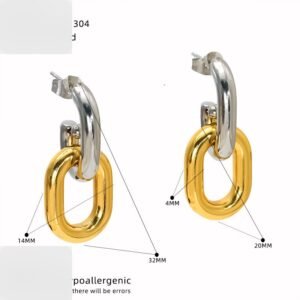 Stainless Steel Earrings Style DMEH0064 Wholesale product image