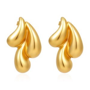 Stainless Steel Heart Earrings Style DMEH0046 Wholesale product image