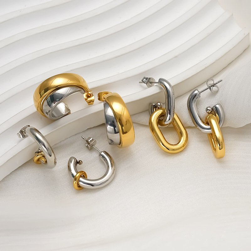 Stainless Steel Earrings Style DMEH0064 Wholesale product image