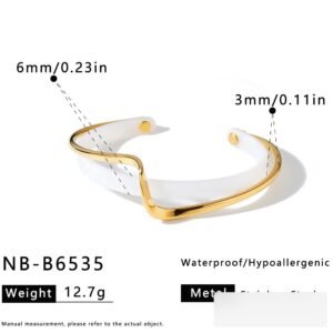Stainless Steel Irregular Bangle Style DM5030278 Wholesale product image