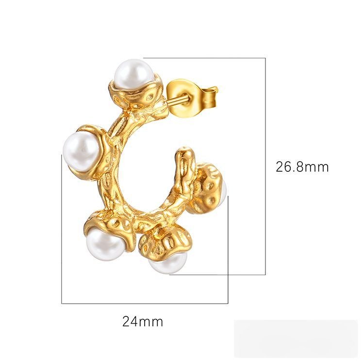 Stainless Steel Earrings Style DMEH0137 Wholesale product image
