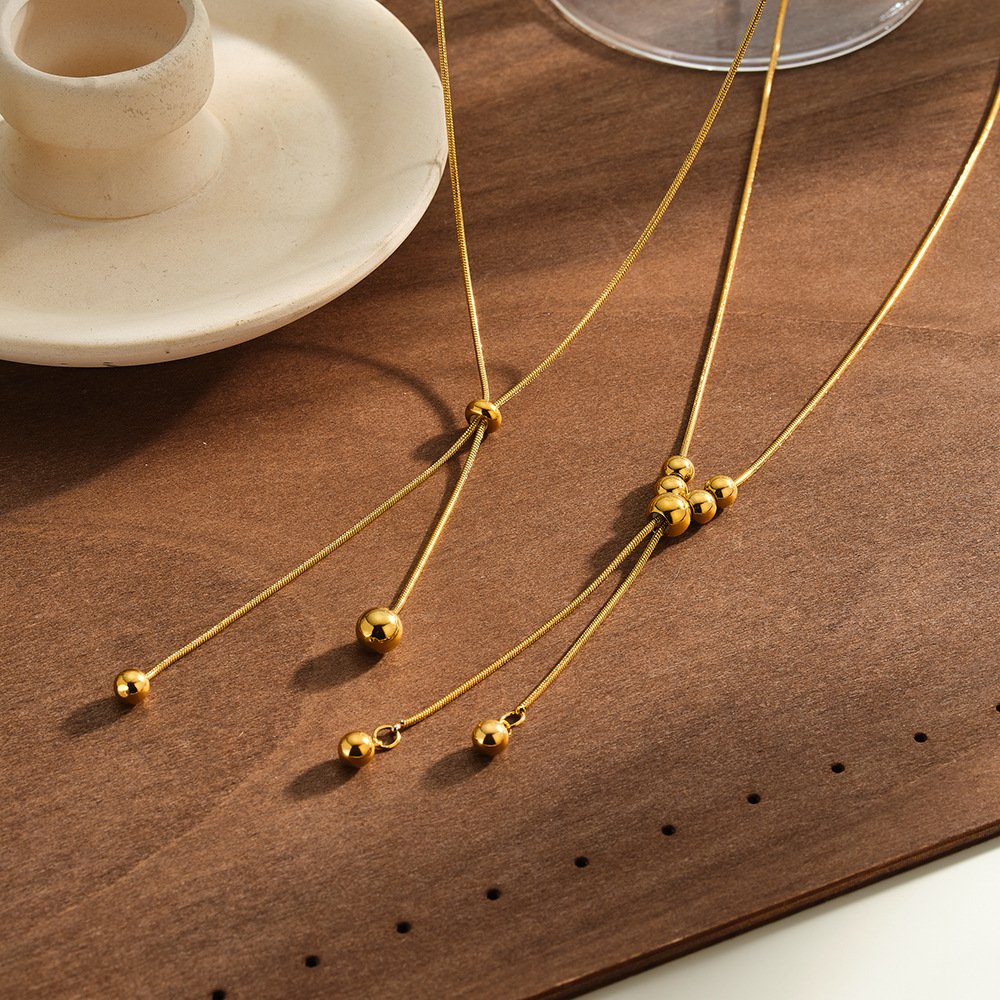 Stainless Steel Minimalist Necklace Style DM5030104 Wholesale product image