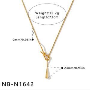Stainless Steel Minimalist Jewelry Necklace Style DM5030125 Wholesale product image