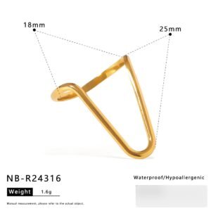 316L Stainless Steel Cross Ring Wholesale product image