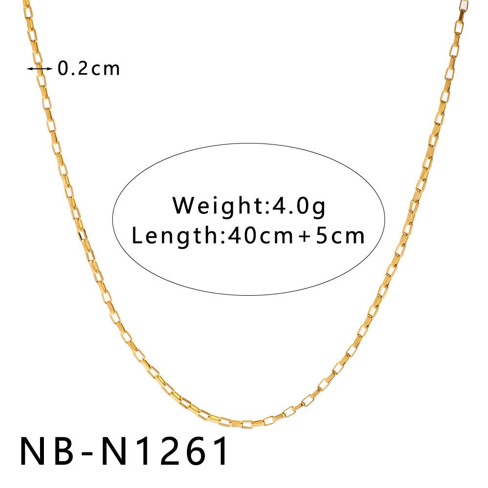 Stainless Steel Hollow Necklace Wholesale product image