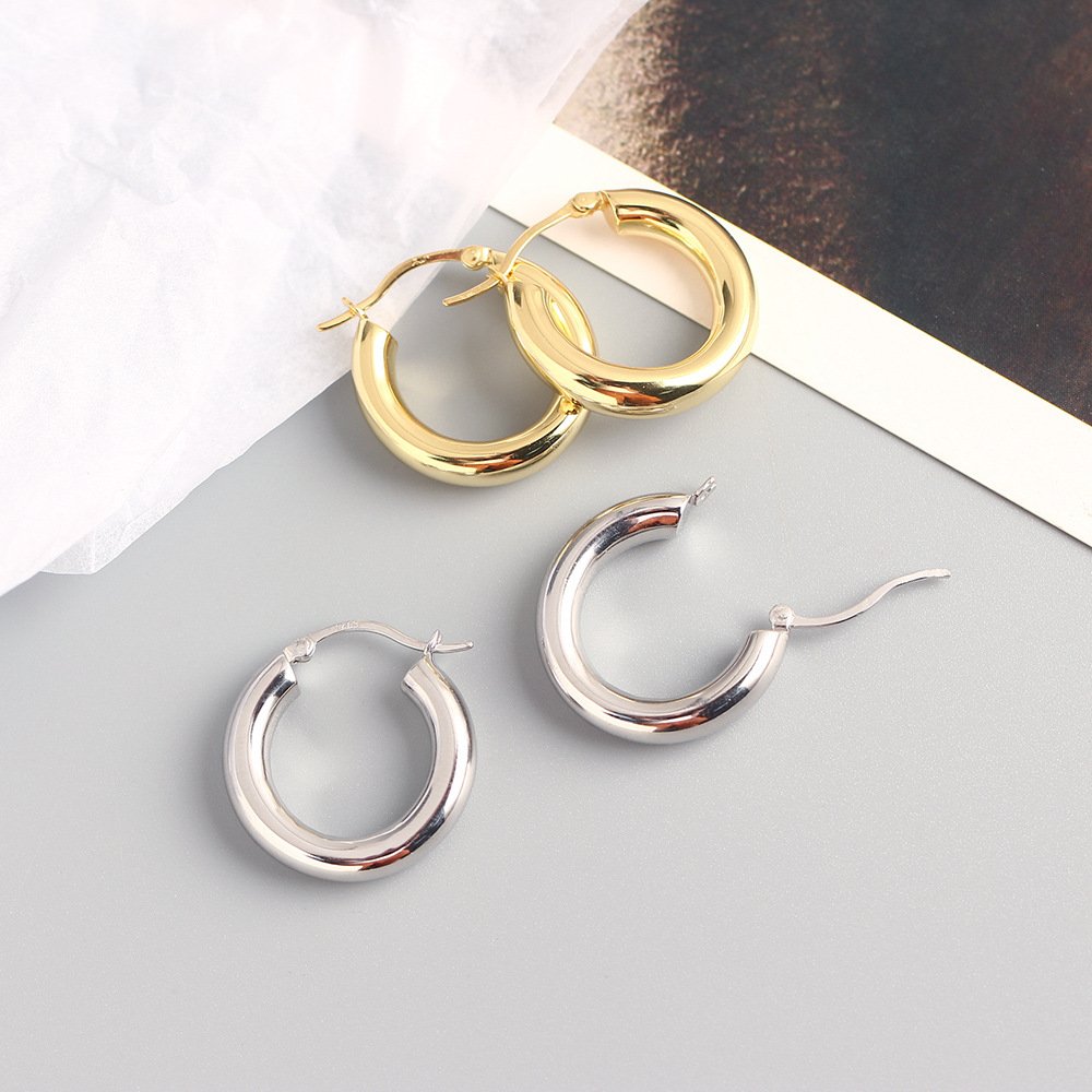 25mm 20mm 30mm Stainless Steel Earrings Wholesale product image