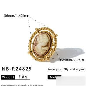Stainless Steel Vintage Minimalist Jewelry Earrings Wholesale product image