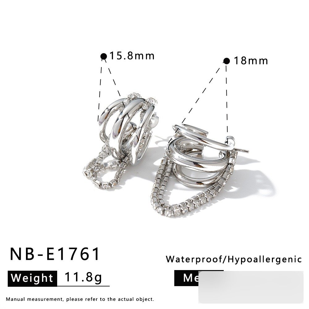 CZ Minimalist Earrings Wholesale product image