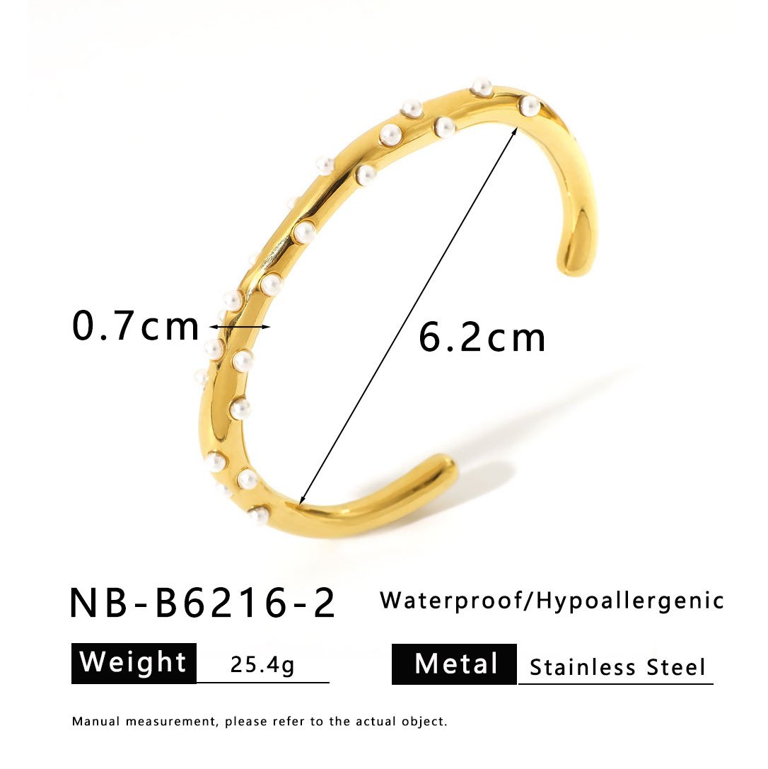 Stainless Steel CZ Minimalist Bangle Style DM5030014 Wholesale product image