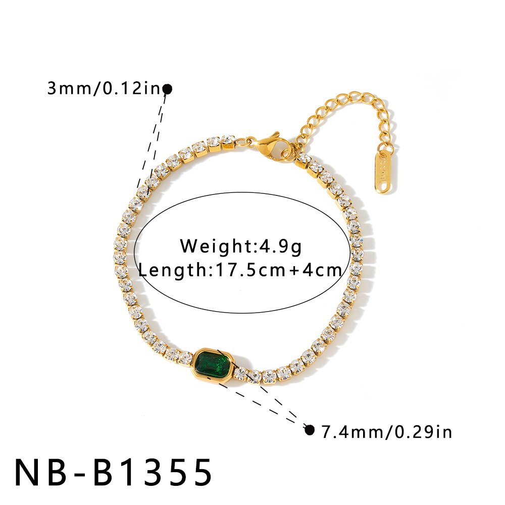 Stainless Steel CZ Minimalist Bracelet Style DM5030032 Wholesale product image