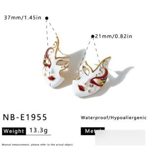 Stainless Steel Enamel Jewelry Earrings Wholesale product image