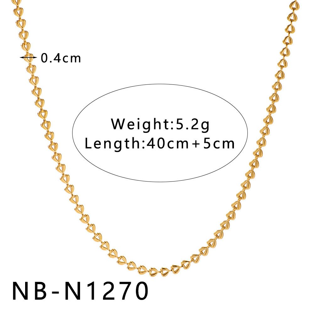 Stainless Steel Hollow Necklace Wholesale product image
