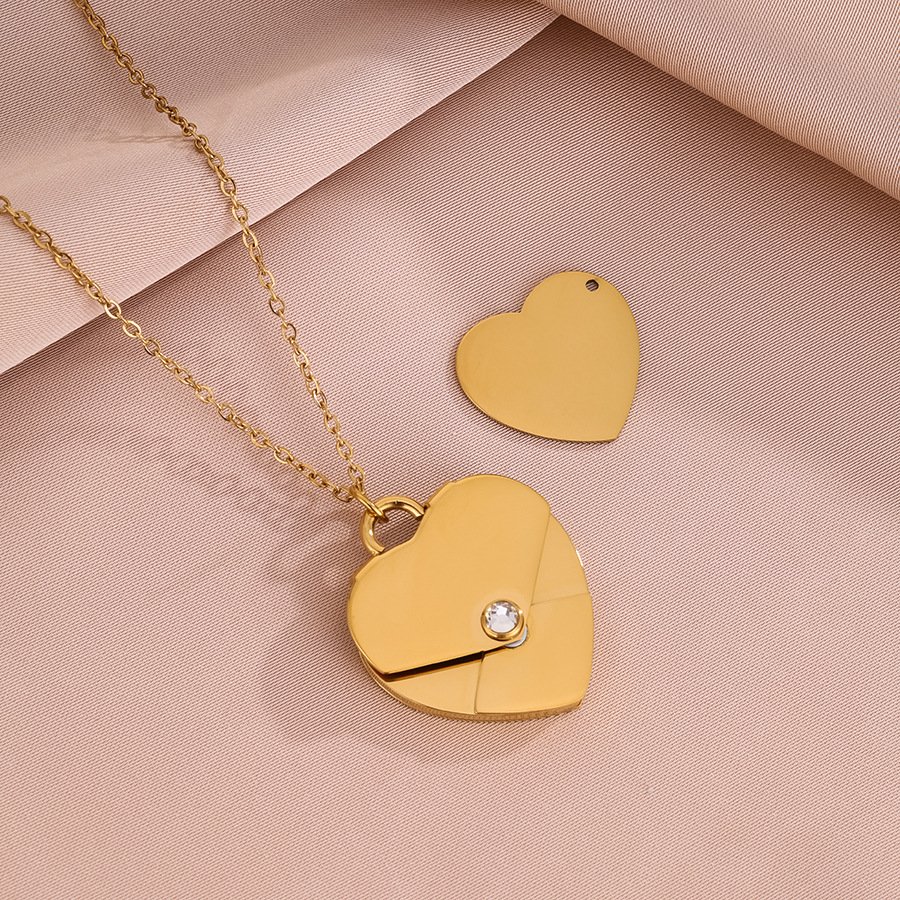 Stainless Steel Heart Jewelry Pendant Style S0750003 Wholesale product image