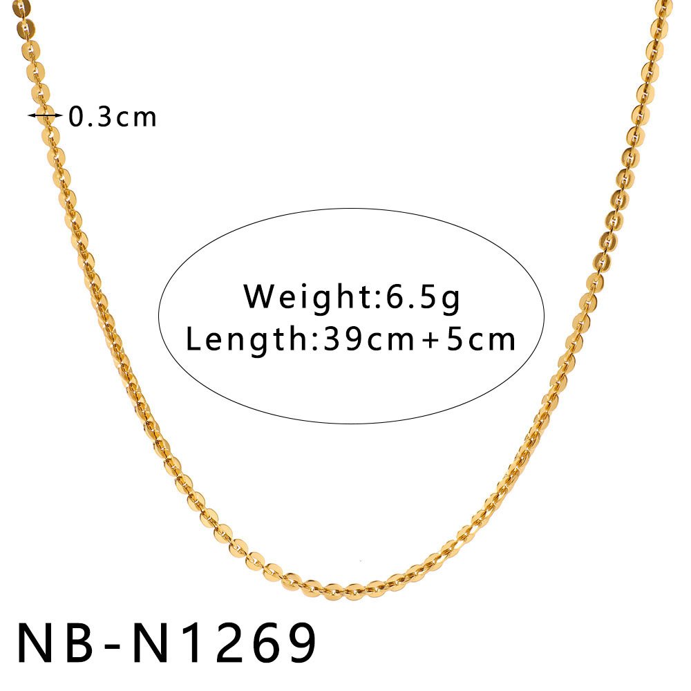 Stainless Steel Hollow Necklace Wholesale product image