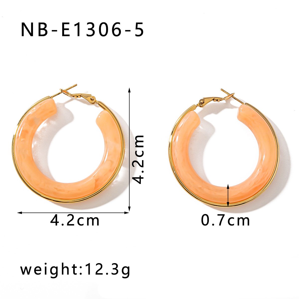 Stainless Steel Hollow Earrings Style DM5030039 Wholesale product image