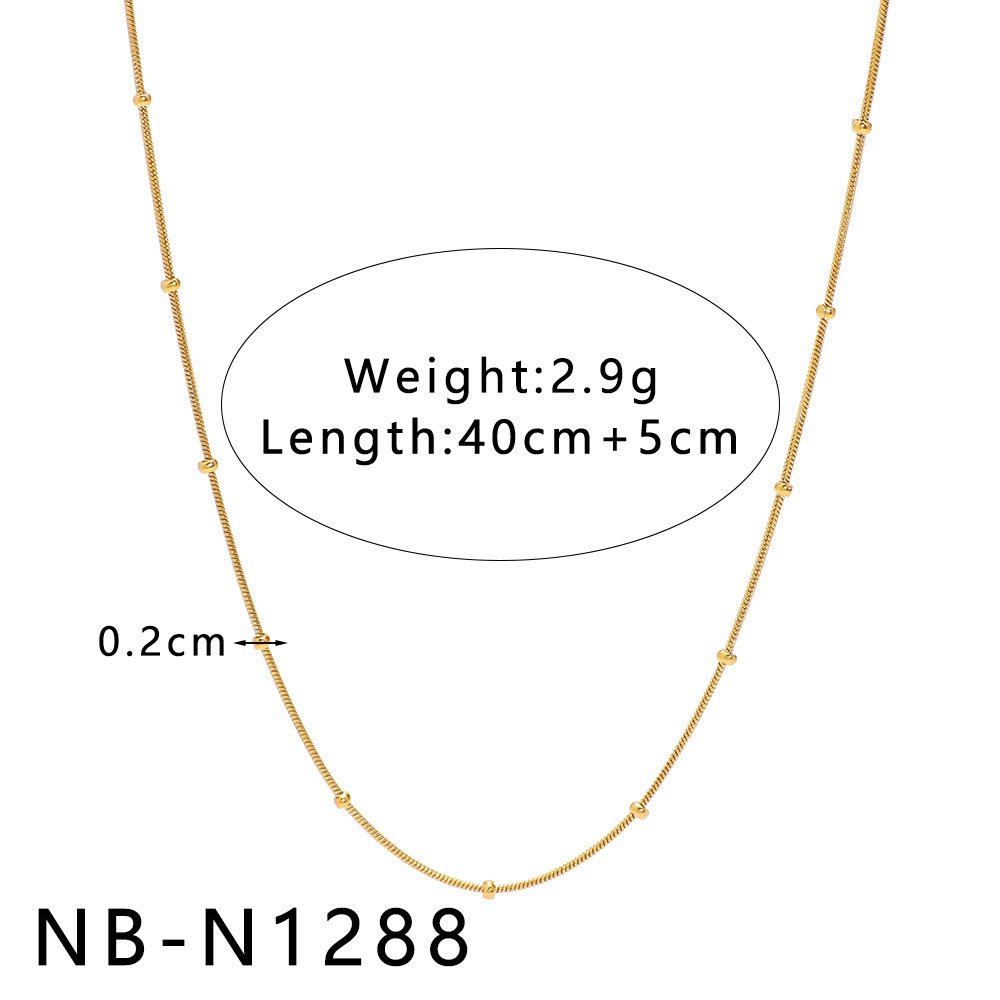 Stainless Steel Hollow Necklace Wholesale product image