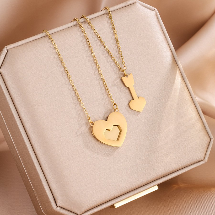 Stainless Steel Heart Jewelry Pendant Style S0750011 Wholesale product image