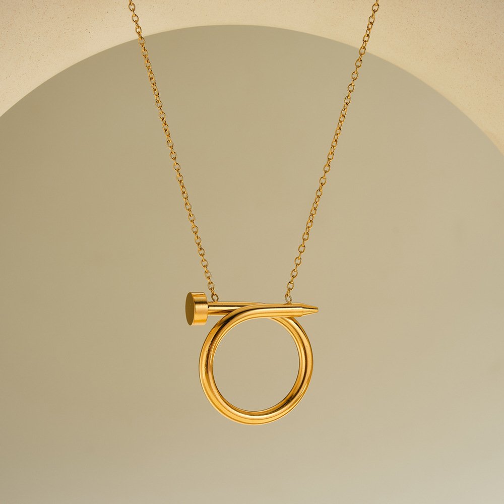 Stainless Steel Minimalist Necklace Style DM5030232 Wholesale product image