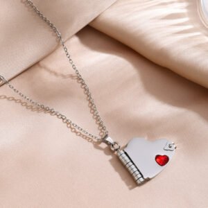 Stainless Steel CZ Heart Pendant Wholesale product image