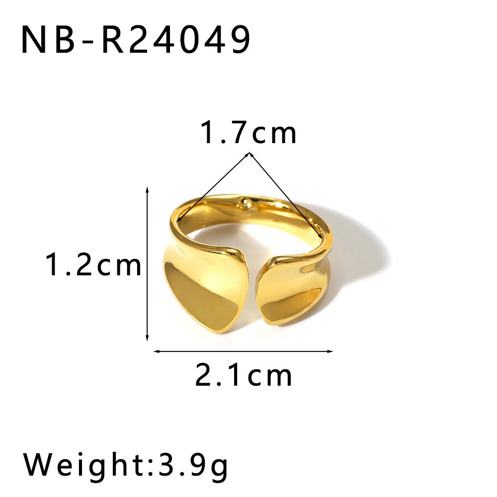 Stainless Steel Geometric Open Ring Style DM5030167 Wholesale product image