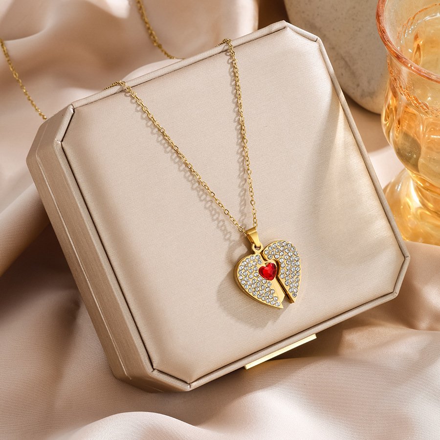 Stainless Steel Heart Jewelry Pendant Style S0750014 Wholesale product image