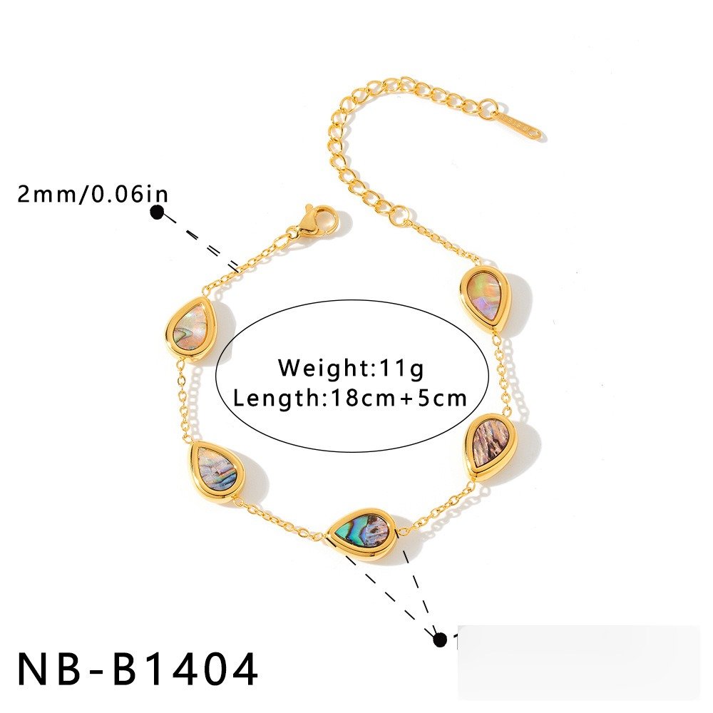 Stainless Steel Shell Minimalist Bracelet Wholesale product image