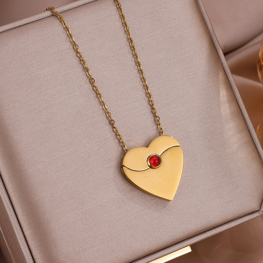 Stainless Steel Heart Jewelry Pendant Style S0750002 Wholesale product image