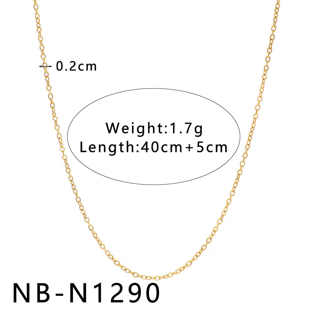 Stainless Steel Hollow Necklace Wholesale product image