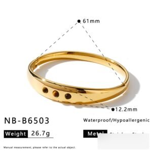 Stainless Steel Pearl Minimalist Bangle Style DM5030137 Wholesale product image