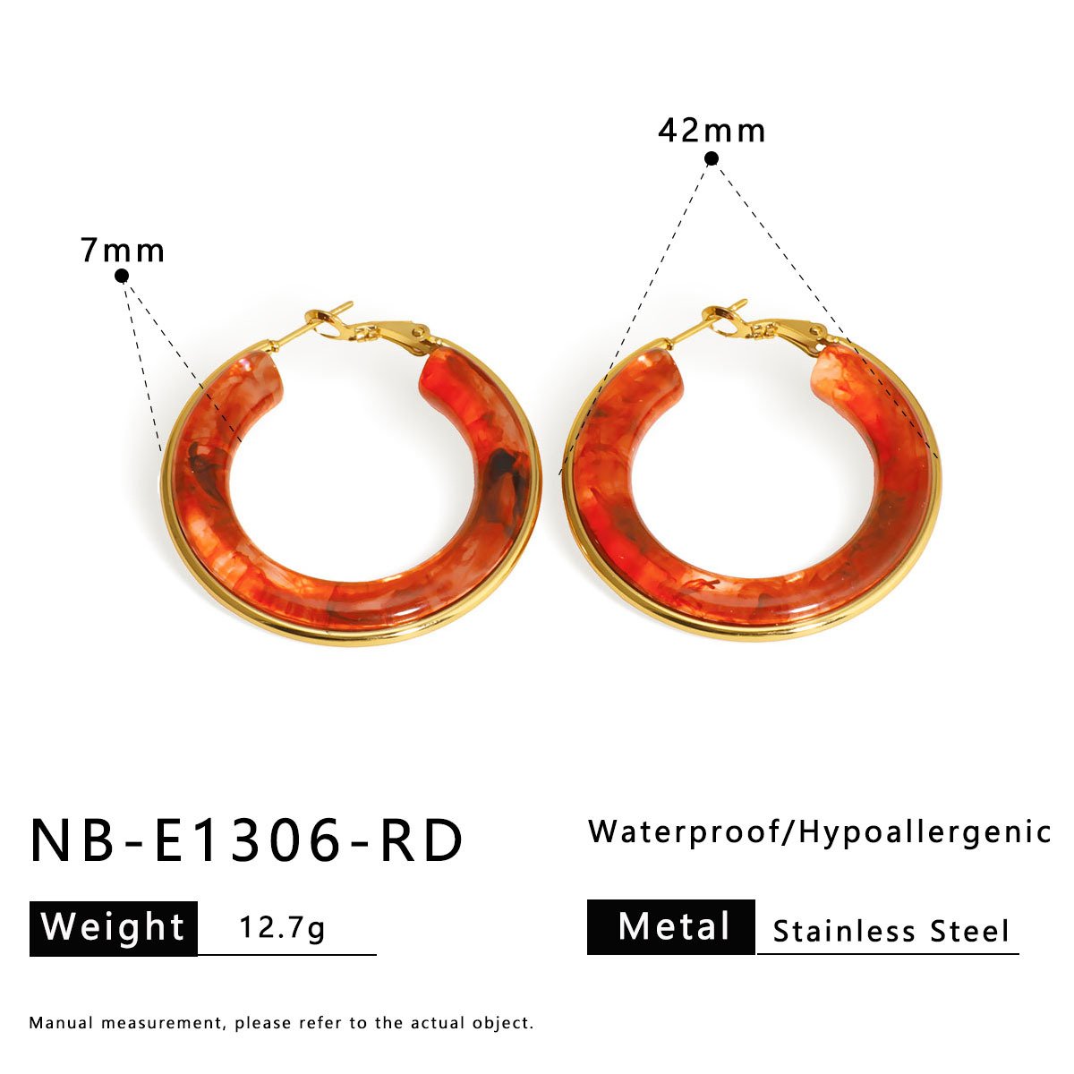 Stainless Steel Hollow Earrings Style DM5030039 Wholesale product image