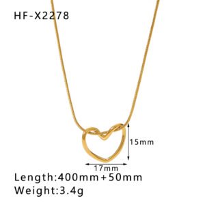 CZ Heart Minimalist Jewelry Pendant Wholesale product image