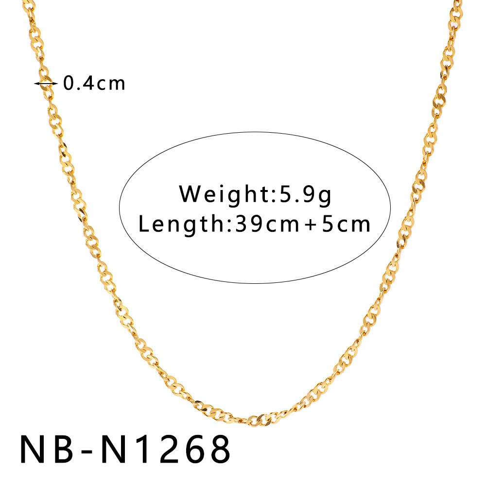 Stainless Steel Hollow Necklace Wholesale product image