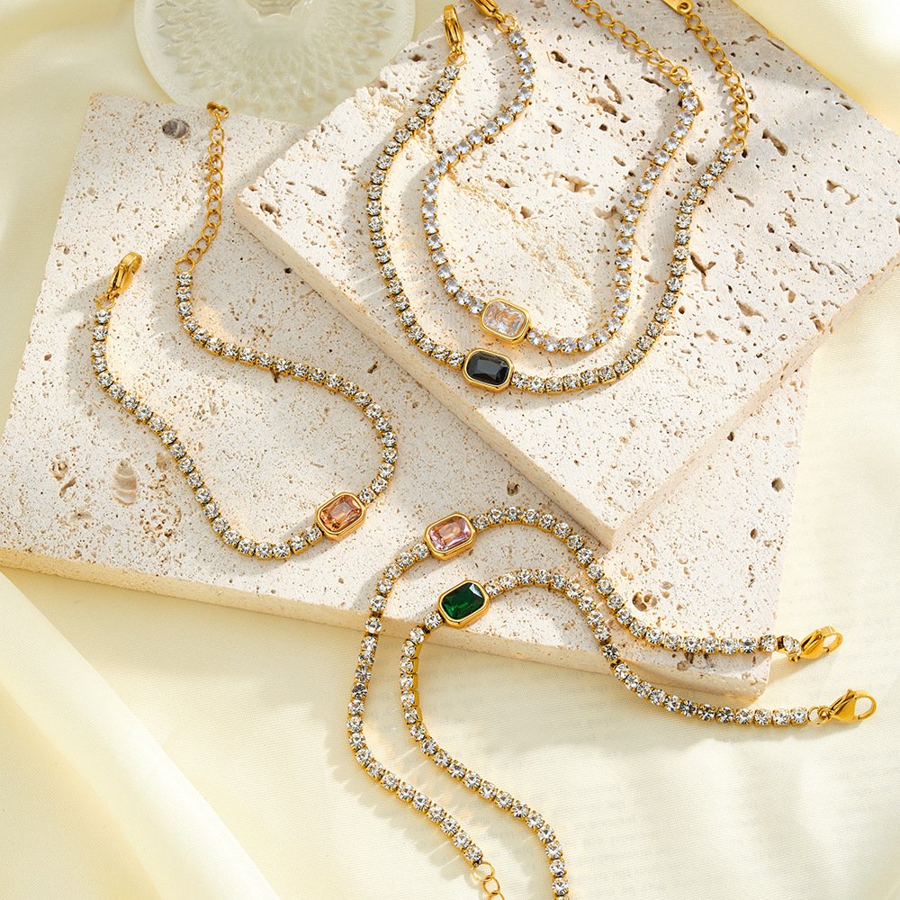 Stainless Steel CZ Minimalist Bracelet Style DM5030032 Wholesale product image
