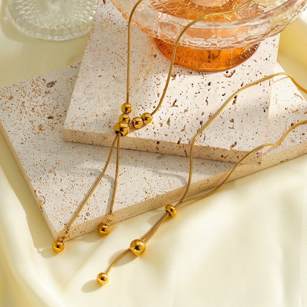 Stainless Steel Minimalist Necklace Style DM5030104 Wholesale product image