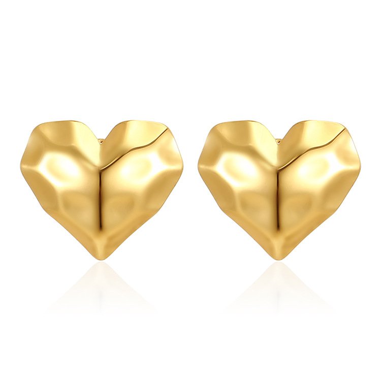 Stainless Steel Heart Earrings Style DMEH0046 Wholesale product image