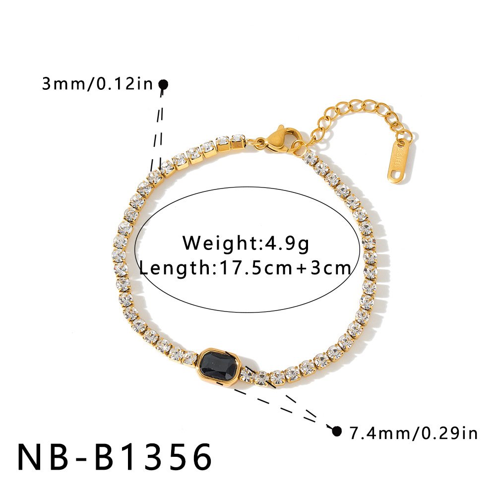 Stainless Steel CZ Minimalist Bracelet Style DM5030032 Wholesale product image