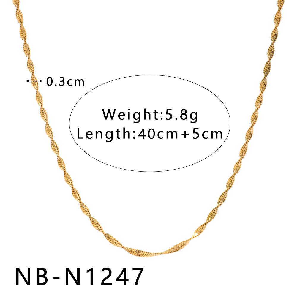 Stainless Steel Hollow Necklace Wholesale product image