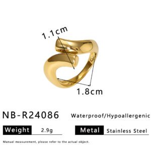 Stainless Steel Geometric Ring Style DM5030164 Wholesale product image