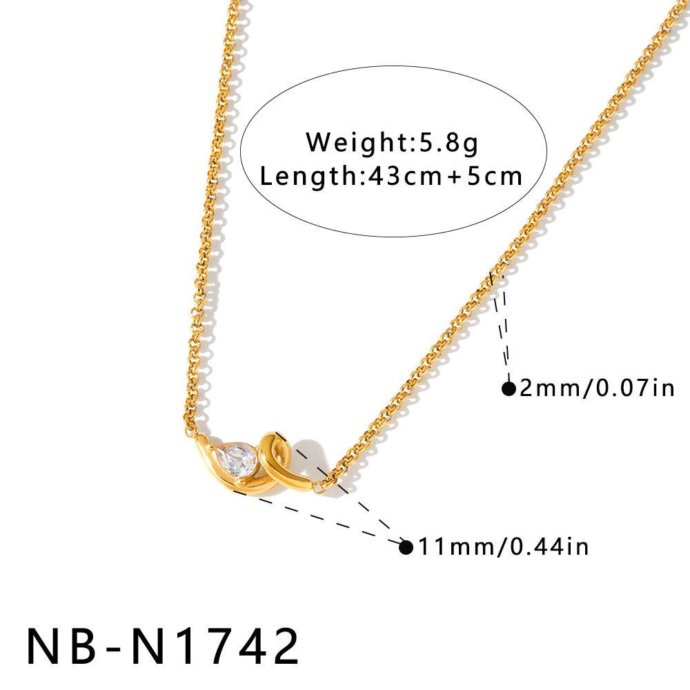 Stainless Steel CZ Geometric Irregular Minimalist Jewelry Bracelet Wholesale product image
