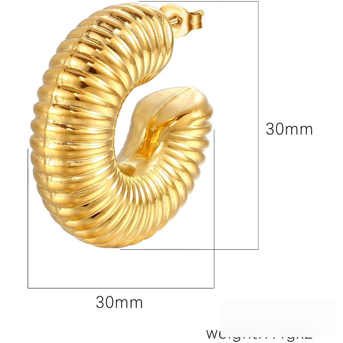 Stainless Steel Earrings Style DMEH0135 Wholesale product image