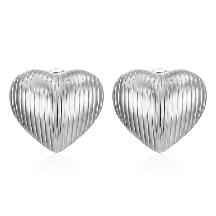 Stainless Steel Heart Earrings Style DMEH0046 Wholesale product image